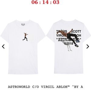 Travis Scott Virgil Abloh Astroworld Tee Jordan 4